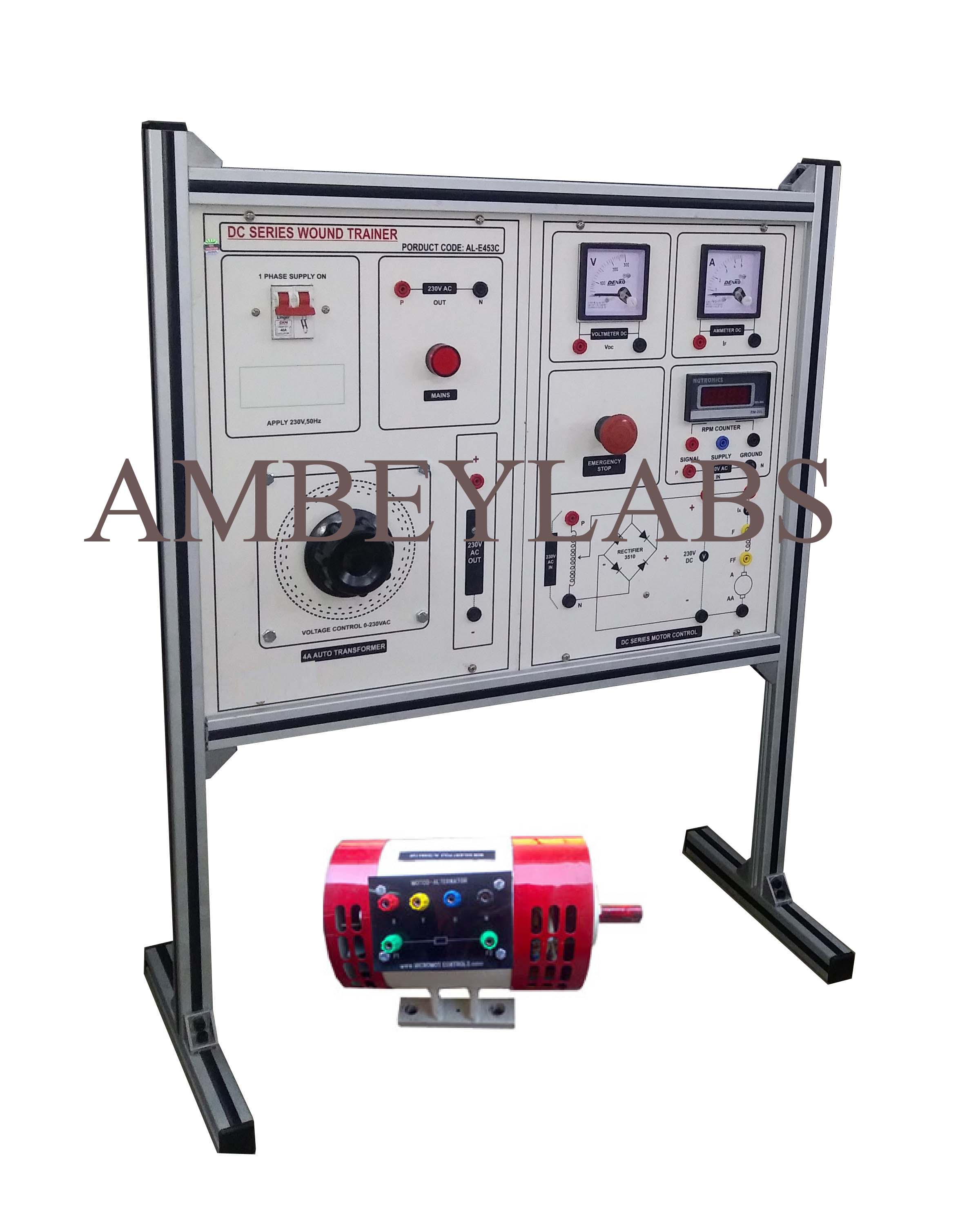 AL-E453C DC SERIES MOTOR TRAINER (SPEED CONTROL)