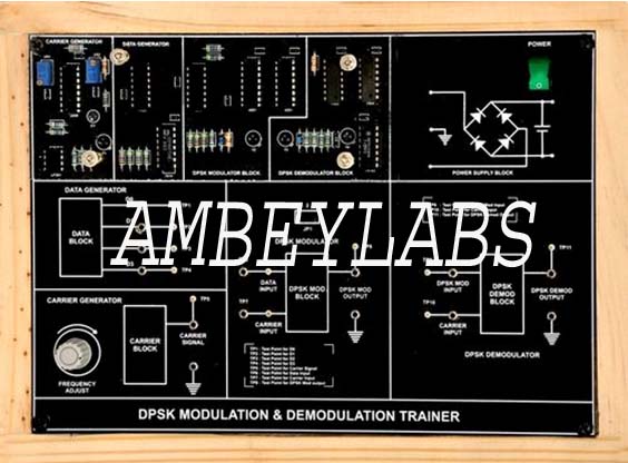 AL-E525 QUADRATURE PHASE SHIFT KEYING MODULATION AND DEMODULATION TRAINER