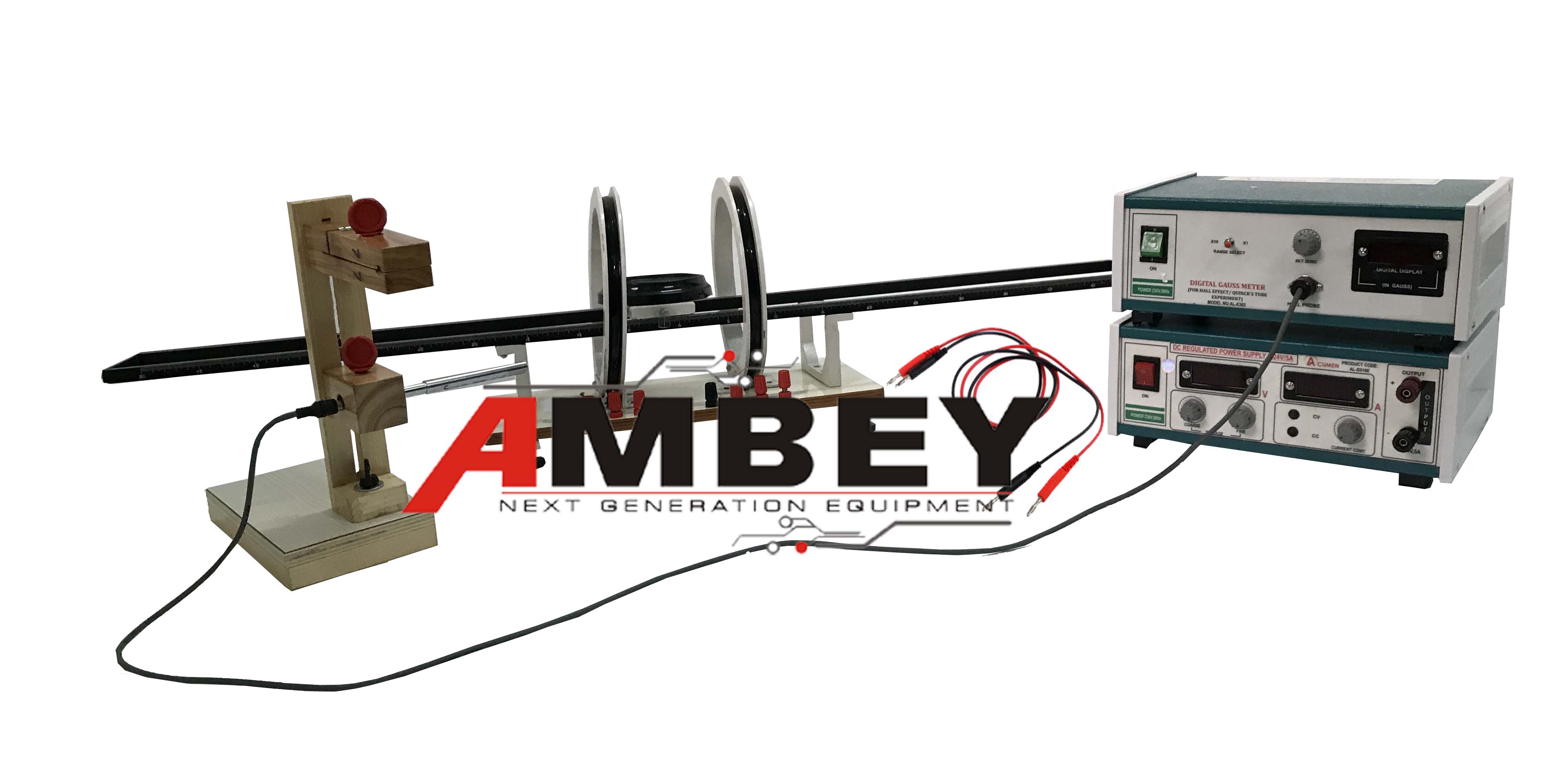 AL-E257A MAGNETIC FIELD IN HELMOLTZ COIL EXPERIMENT SETUP