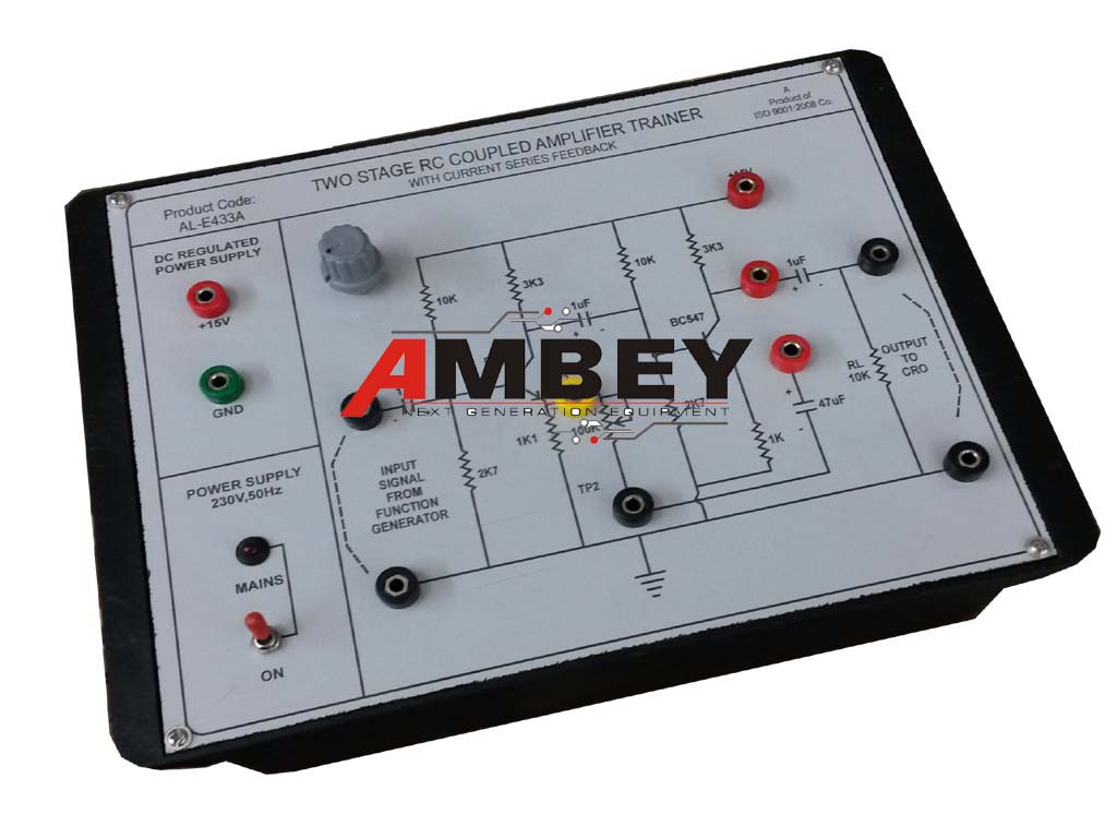 AL-E036BÂ RC COUPLED AMPLIFIER WITH VOLTAGE FEEDBACK
Â 
