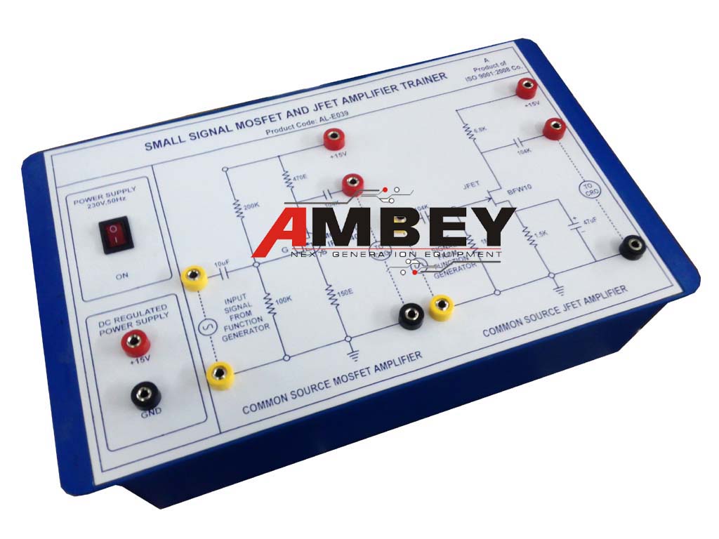 AL-E039Â FET AND MOSFET COMMON SOURCE AMPLIFIER TRAINER
Â 