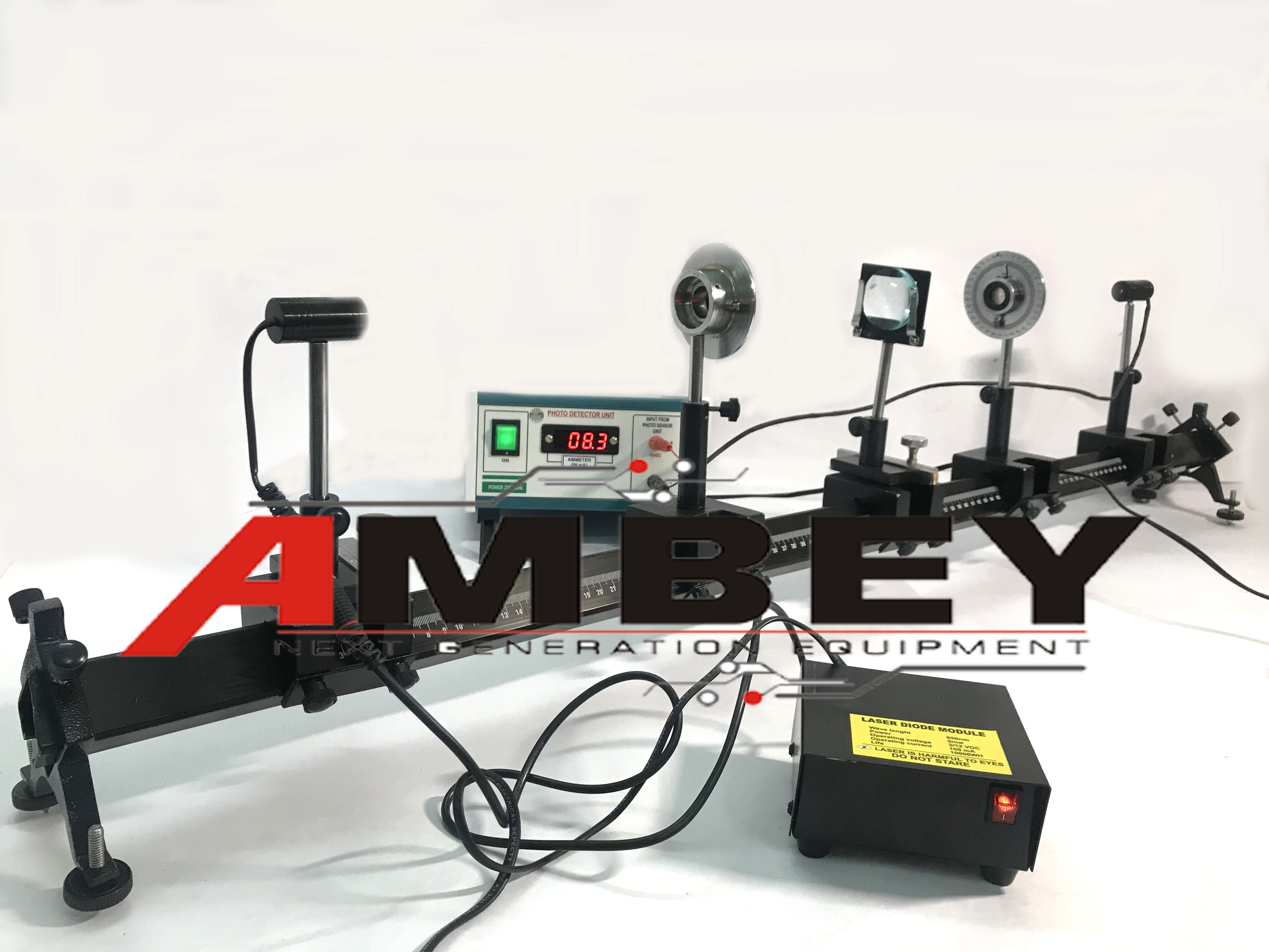 AL-E222B POLARISATION OF LIGHT USING HALF WAVE PLATE EXPERIMENT
