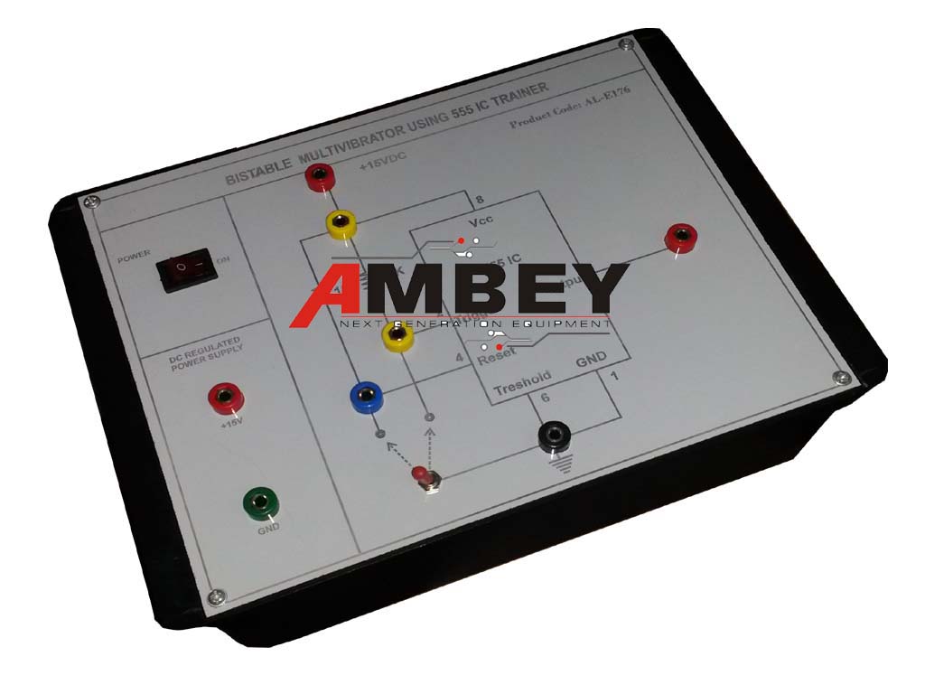 AL-E047 BISTABLE MULTIVIBRATOR TRAINER (USING 555 IC)