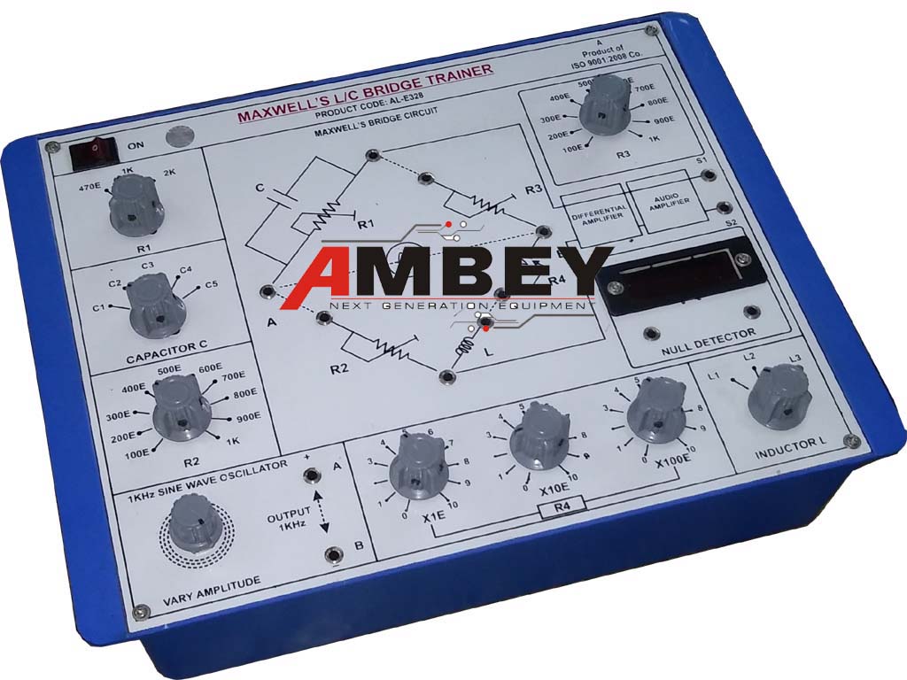 AL-E328B MAXWELLâ€™S BRIDGE TRAINER (DIGITAL)