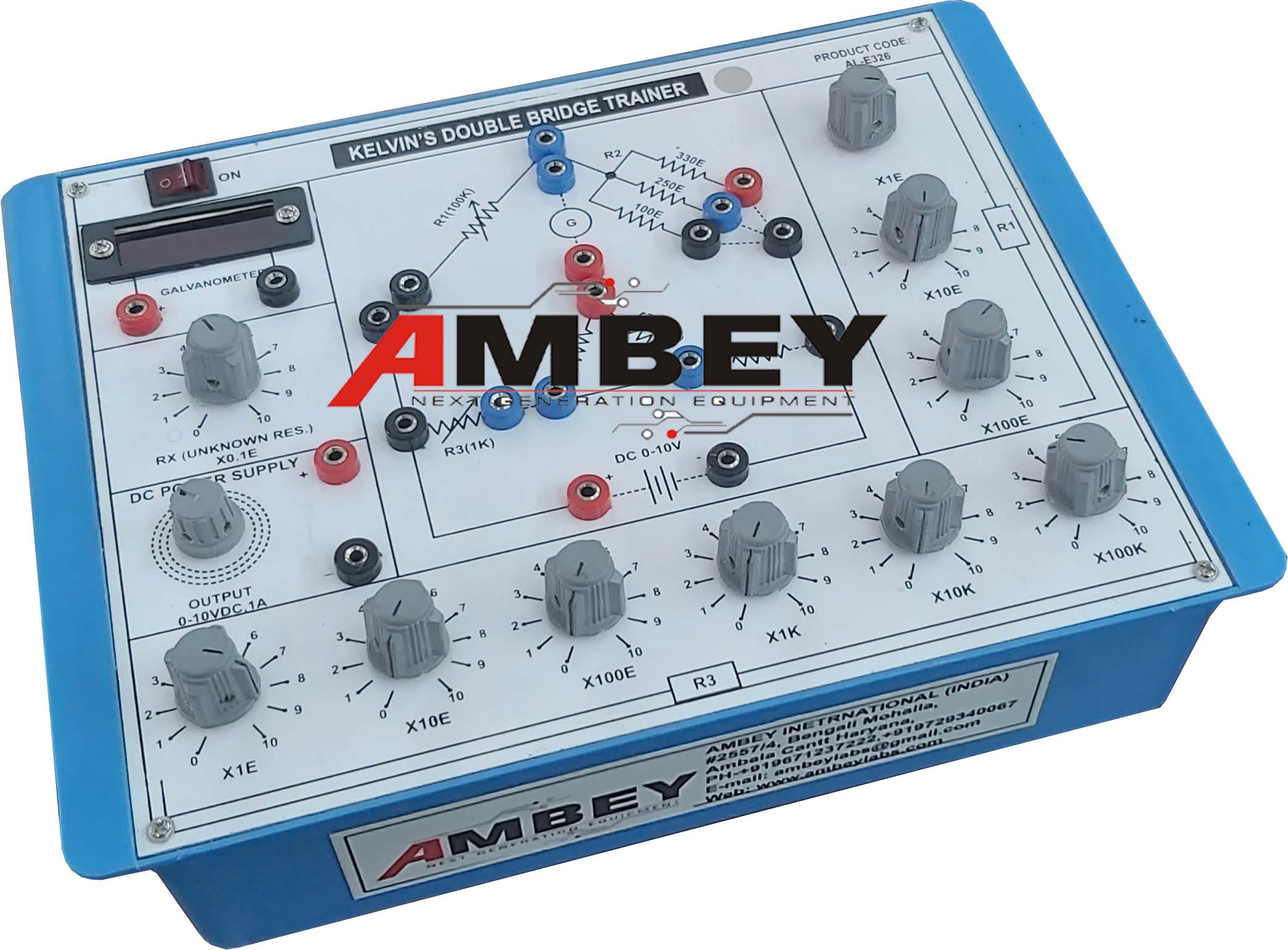 AL-E326B KELVIN'S DOUBLE BRIDGE TRAINER (DIGITAL)