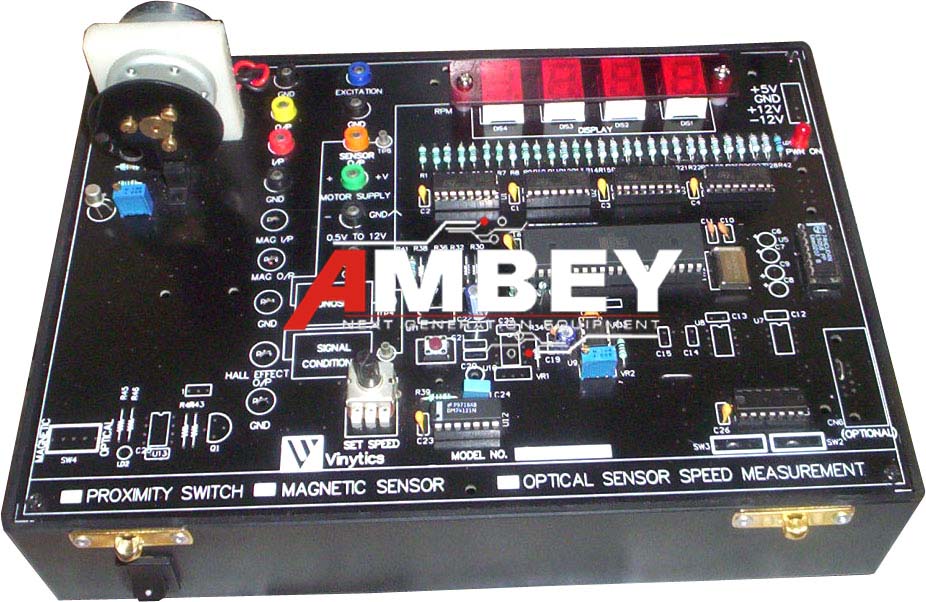 AL-E557B SPEED MEASURMENT USING HALL EFFECT TRANSDUCER TRAINER