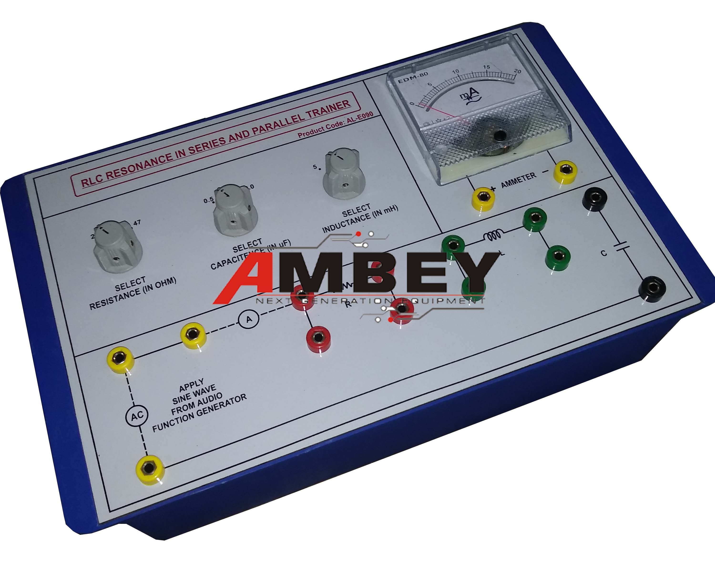 AL-E090A RLC RESONANCE TRAINER (ANALOG METERS)