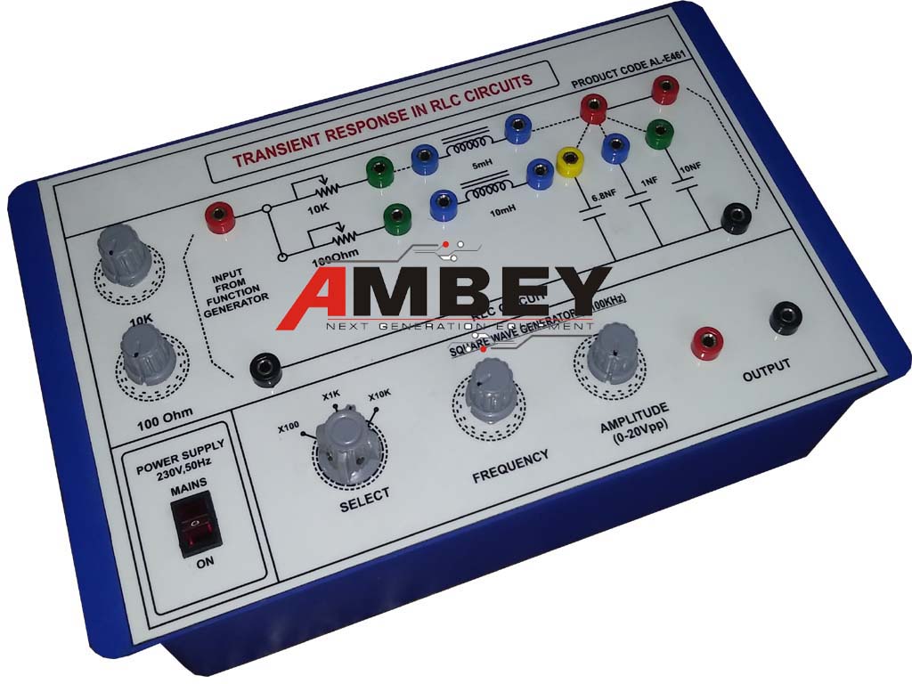 AL-E341 TRANSIENT RESPONSE IN RL AND RC CIRCUIT WITH 0-100KHz OSCILLATOR