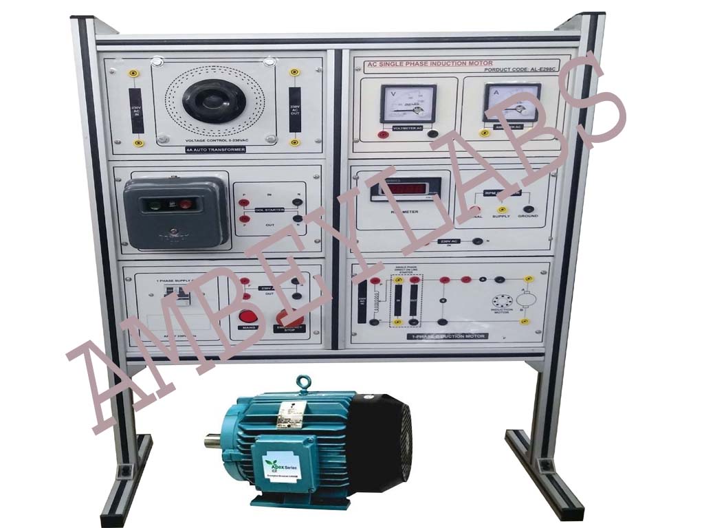 AL-E298C SINGLE PHASE AC INDUCTION MOTOR (SPEED CONTROL)