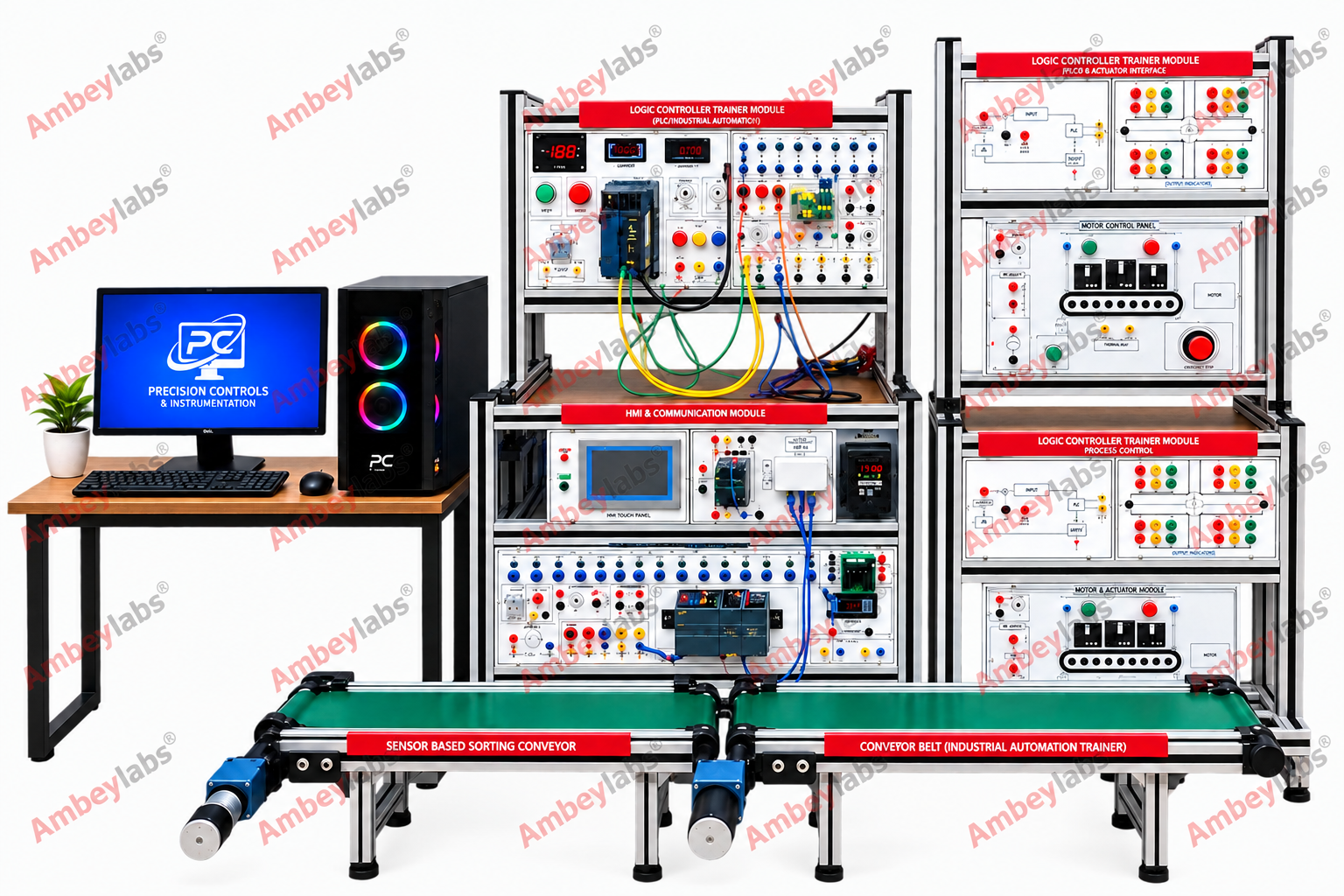 AL-E491 PLC AUTOMATION AND DRIVE CONTROL SYSTEM TRAINER