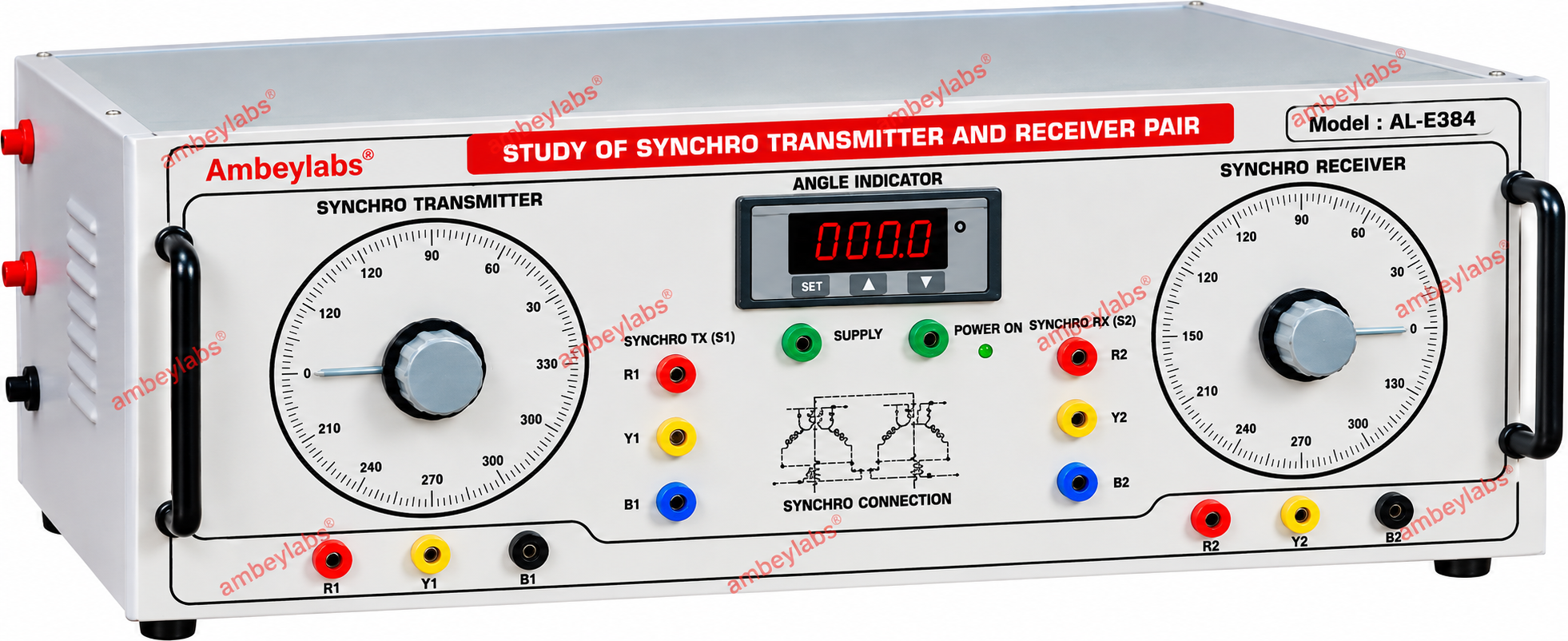 AL-E384 SYNCHRO TRANSMITTER RECEIVER CONTROL TRAINER