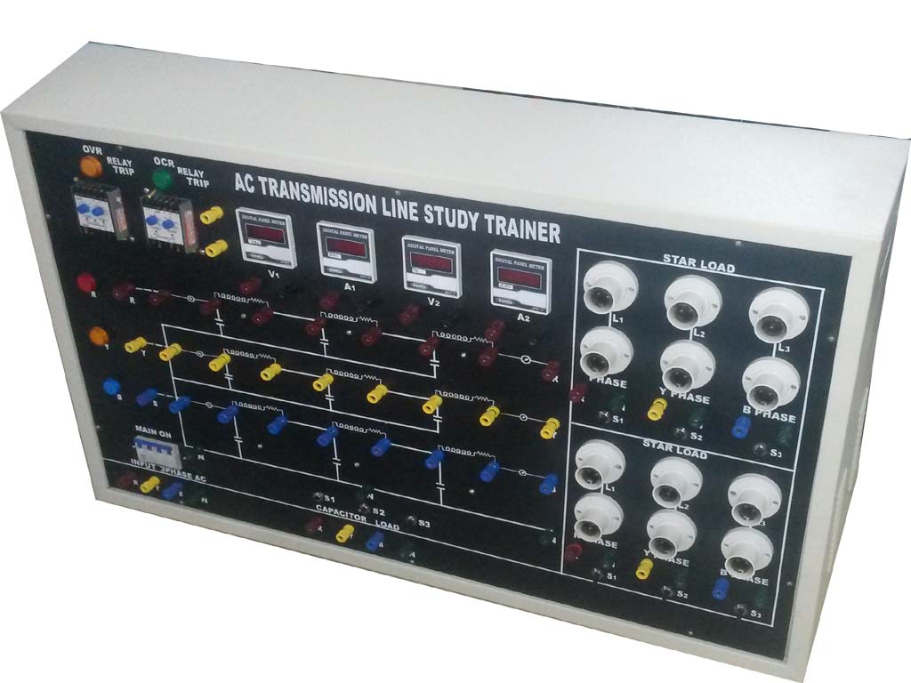 AL-E281 THREE PHASE TRANSMISSION LINE TRAINER (BASIC MODEL)