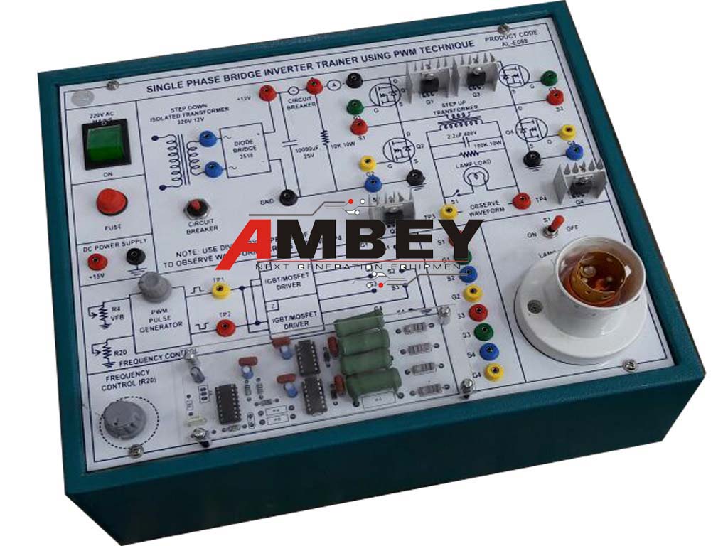 Â 
AL-E088 SINGLE PHASE MOSFET BRIDGE INVERTER USING PWM TECHNIQUE