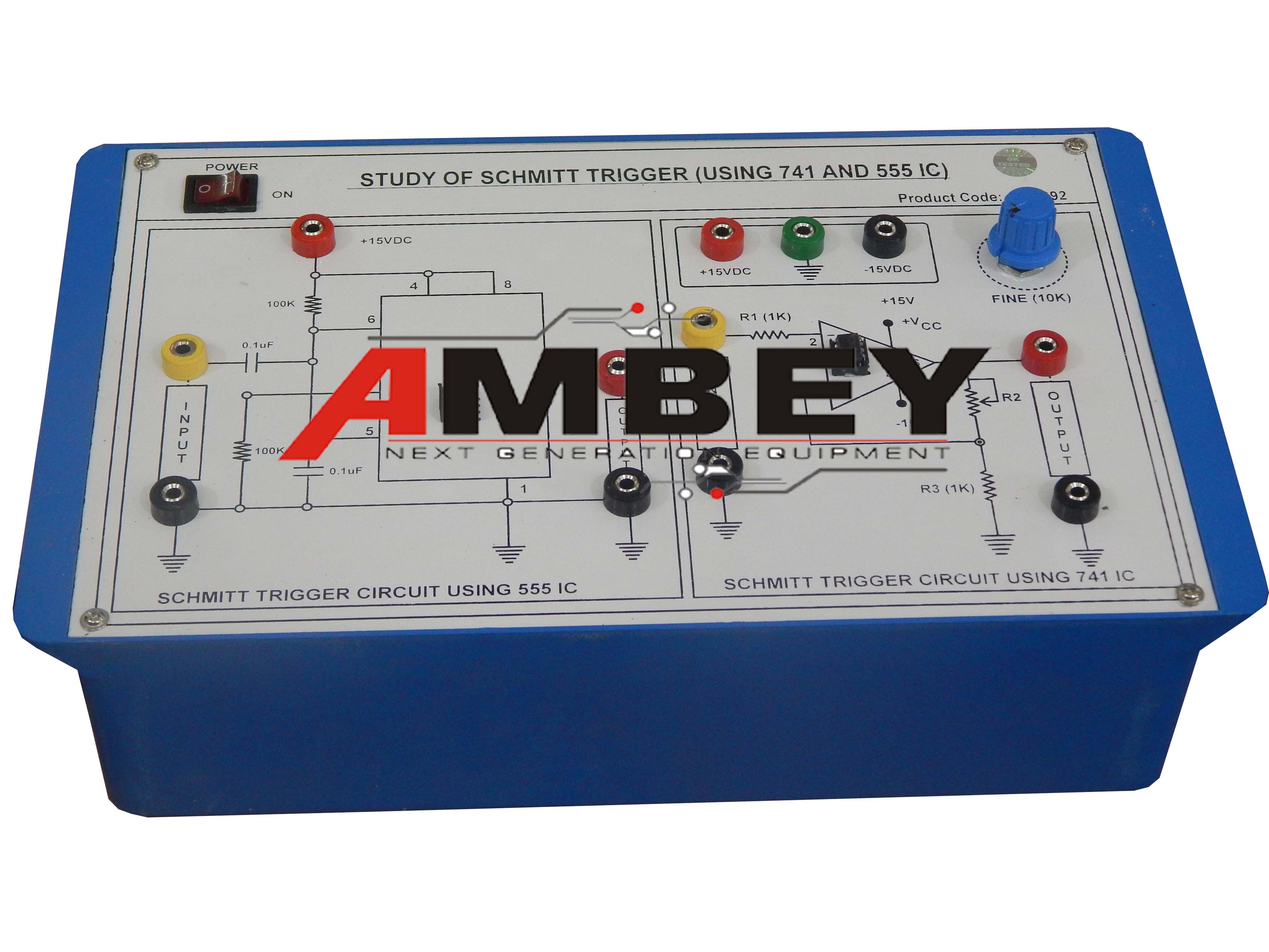 AL-E333 OP-AMP AS SCHMITT TRIGGER TRAINER 