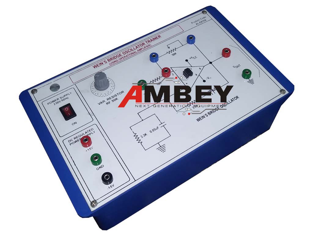 AL-E016A WEINâ€™S BRIDGE OSCILLATOR TRAINER