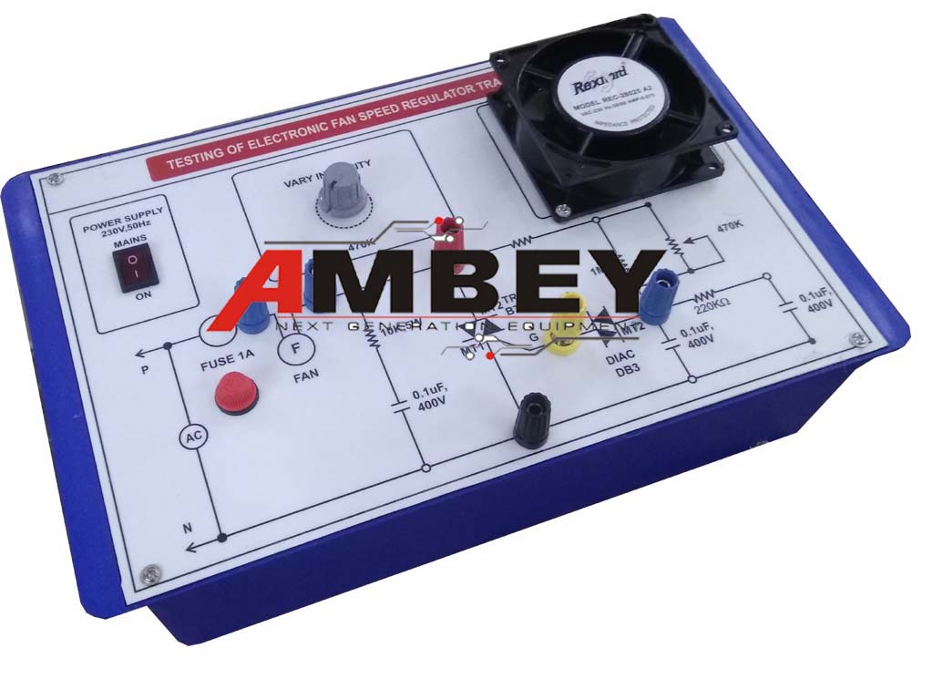 AL-E037A SINGLE PHASE AC FAN SPEED CONTROL BY TRIAC-DIAC