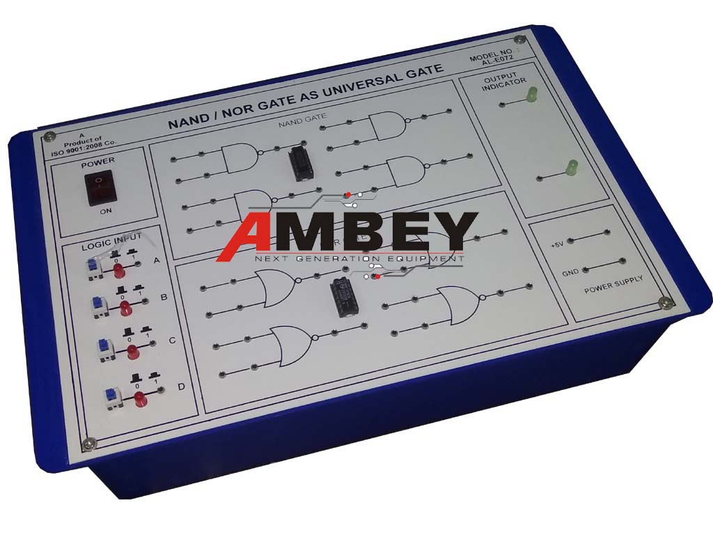 AL-E072 STUDY OF UNIVERSAL GATE AS NAND AND NOR GATE