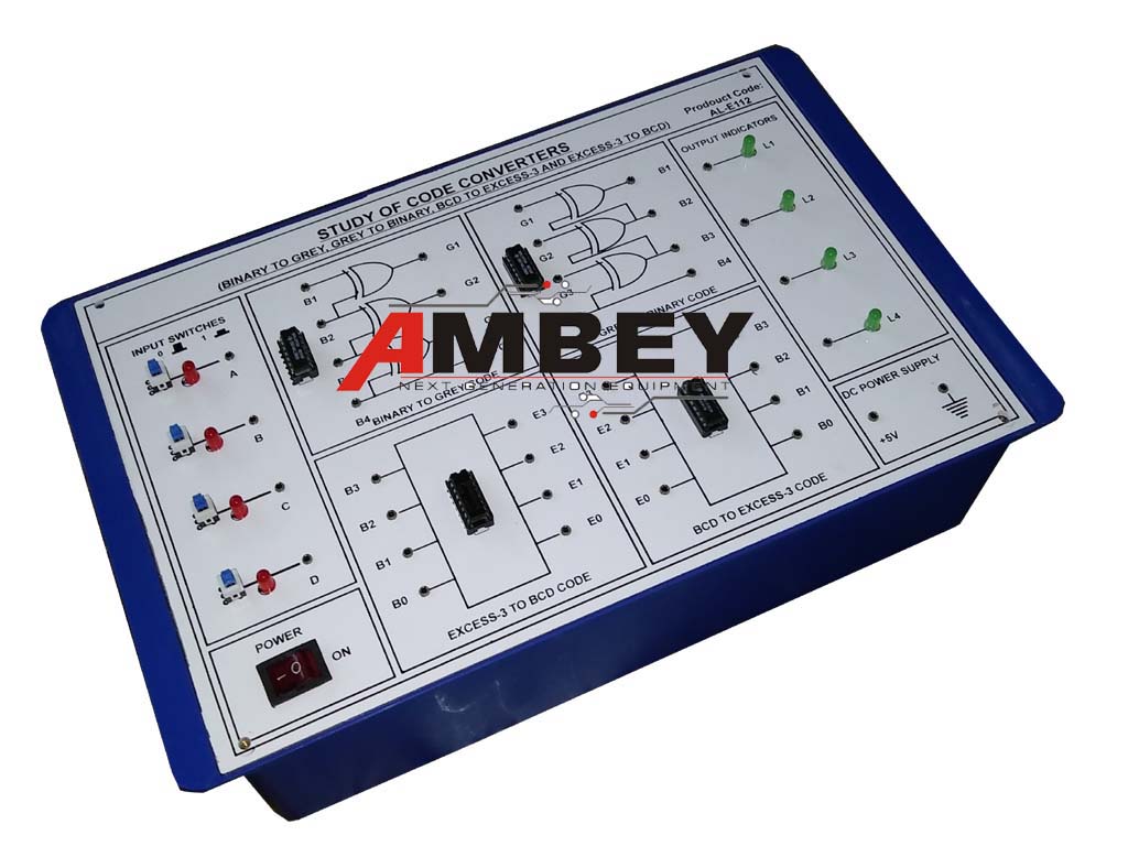 AL-E112 STUDY OF CODE CONVERTERS (GREY, BINARY, EXCESS-3)