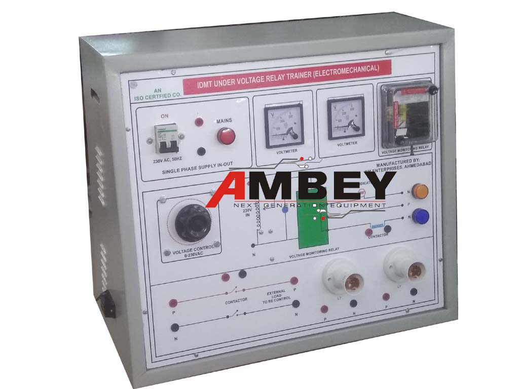 AL-E316B UNDER VOLTAGE RELAY (ELECTROMECHANICAL TYPE-FIXED SETTING)