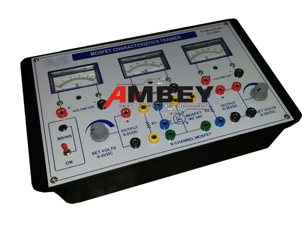 AL-E063A MOSFET CHARACTERISTICS TRAINER (ANALOG)