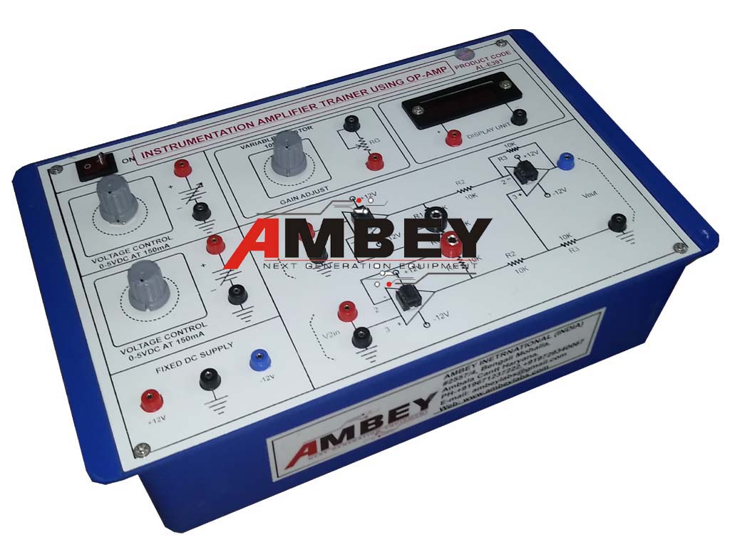 AL-E276 INSTRUMENTATION AMPLIFIER USING OP-AMP TRAINER