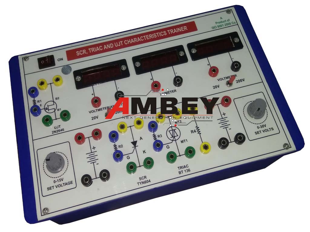 AL-E204A SCR,TRIAC AND UJT CHARACTERISTICS (DIGITAL METERS)