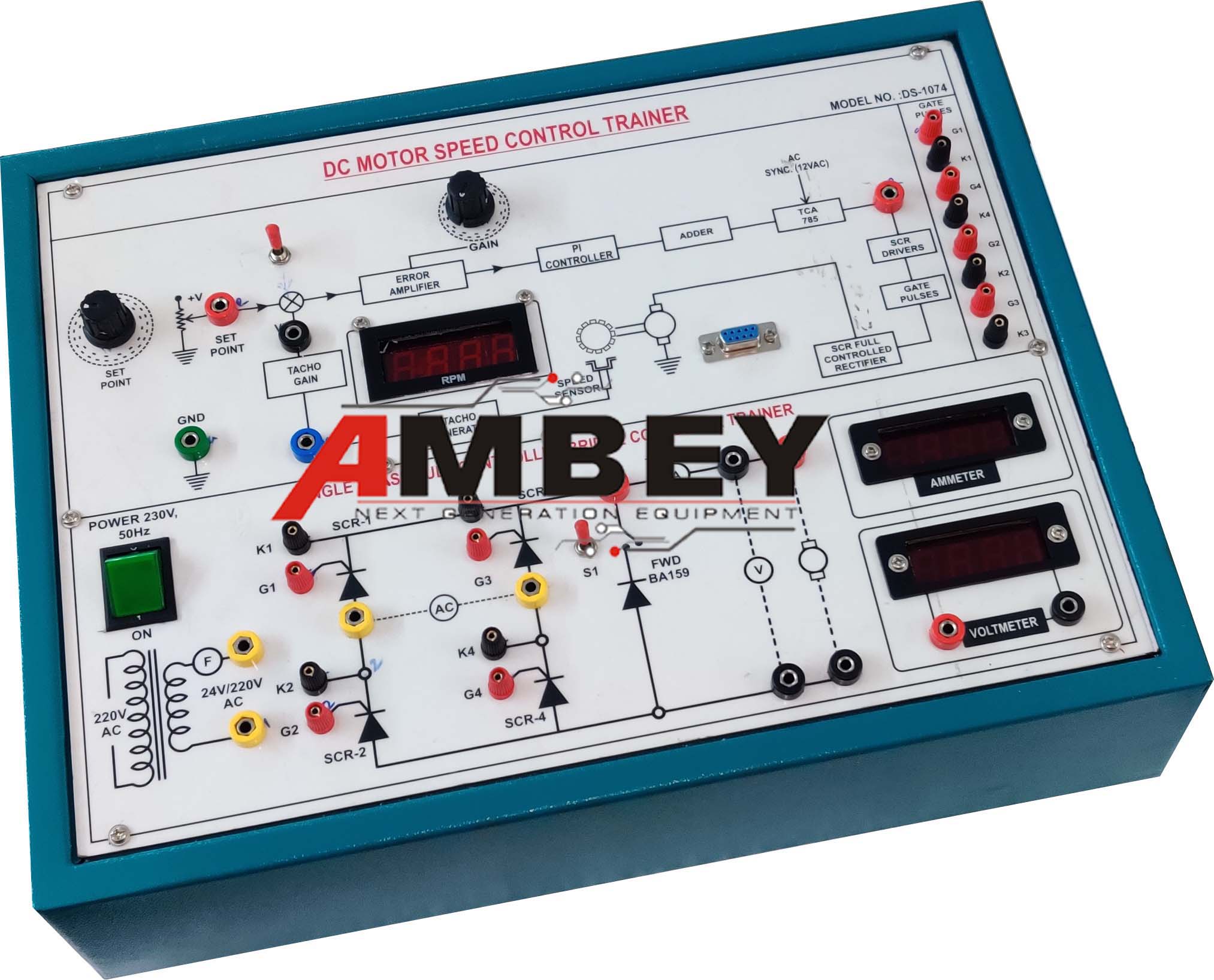 AL-E560A DC MOTOR SPEED CONTROL SYSTEM (OPEN & CLOSED LOOP)