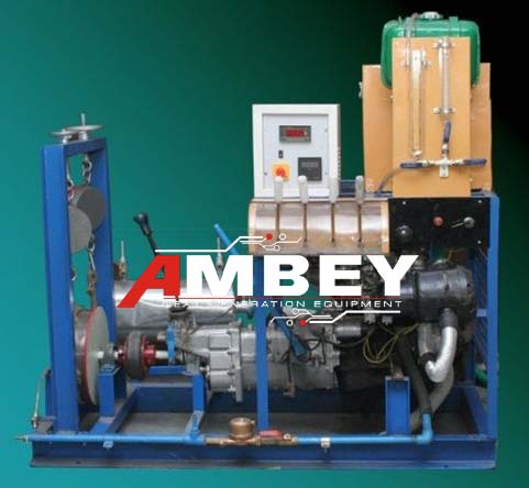 AL-E1012 MULTI CYLINDER FOUR STROKE PETROL ENGINE TEST RIG WITH ROPE BRAKE DYNAMOMETER